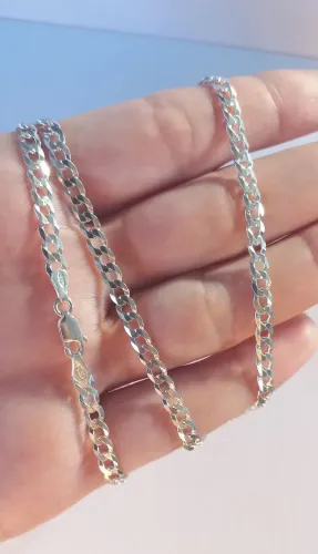 Cordão novo de prata 925