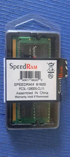 Memória RAM SpeedRAM 8GB DDR3 1600MHz