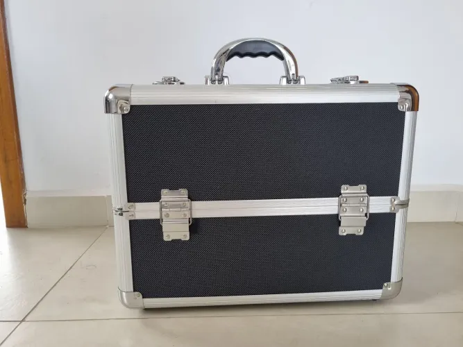 Maleta de Maquiagem Profissional grande preta