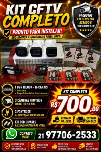 Kit CFTV