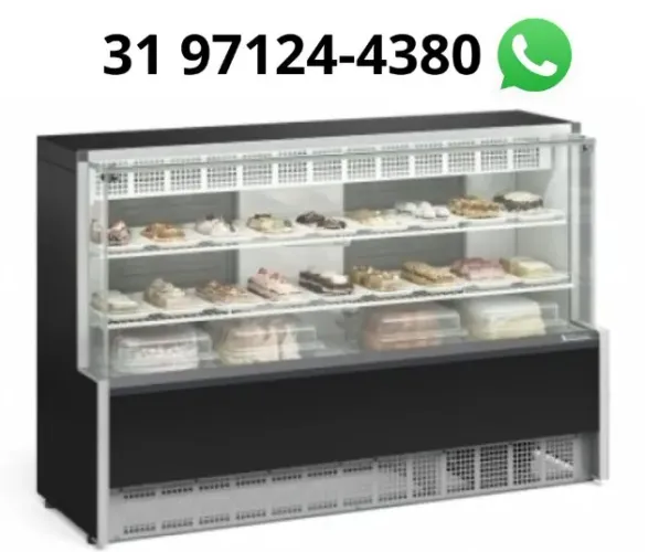 Balcão para Bolos e Tortas 1,75M Gelopar