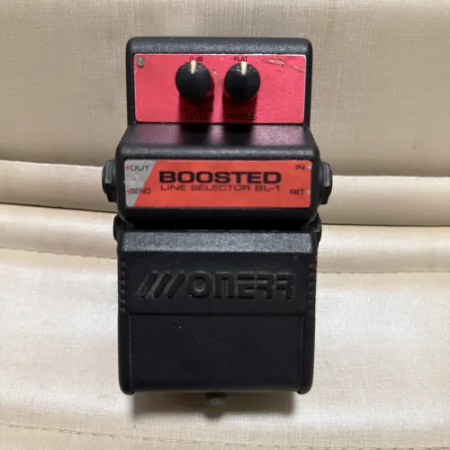 Pedal Onerr Boosted Bl01 Booster - Preto - Super Conservado!!!