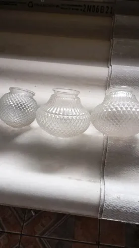Globo para lâmpada de vidro