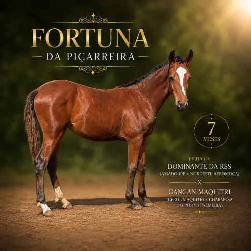 Potrinha Mangalarga Marchador de alta genética(7 Meses)