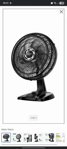 Vende-se ventilador