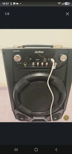 Caixa de som marca Bootes