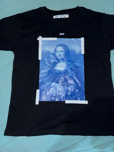 Camiseta off white monalisa