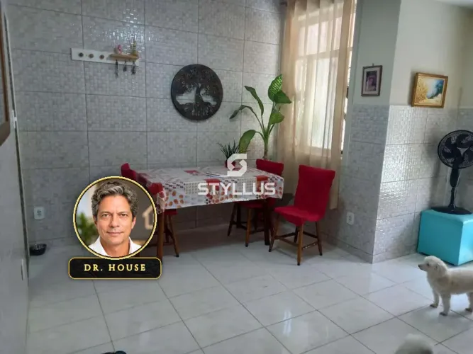 Casa de Condomínio Espaçosa com Churrasqueira e Salão de Festas em Cachambi! M78V