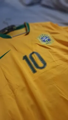 Camisa Brasil do Ronaldinho Gaúcho