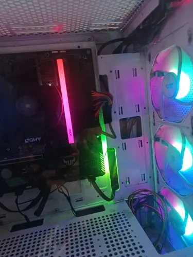 Gabinete gamer Ryzen 4350GE 3500GHZ 16GB DDR4 roda todos os jogos