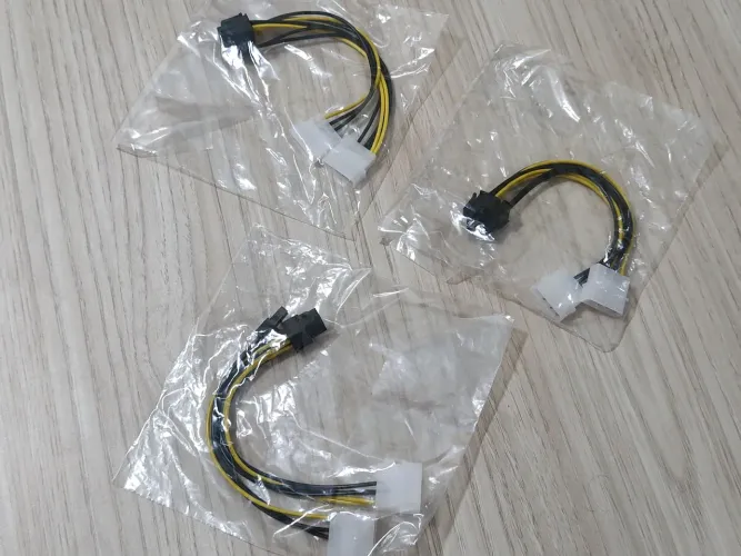 3 Cabos 8 Pinos GPU