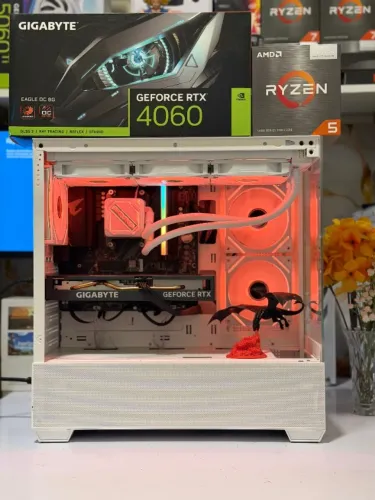 PC gamer Ryzen 5 5600G + RTX 4060 + 16GB - Impecável