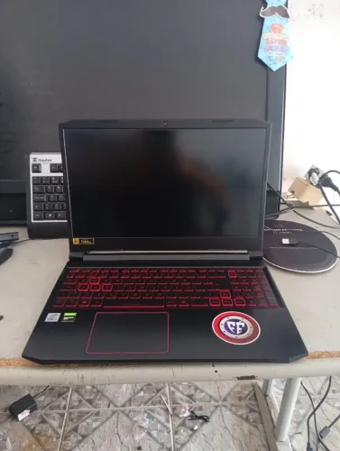 Vende notebook nitro 5 core i7 10 geração 16gb memória nvme 240gb placa de vídeo 4gb