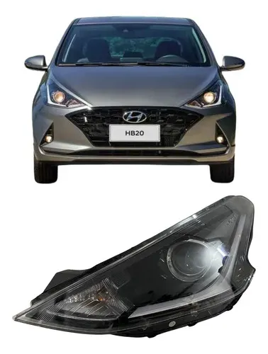 Farol Hb20 Hb-20s 2020 2021 Led 26012302 Esquerdo/motorista