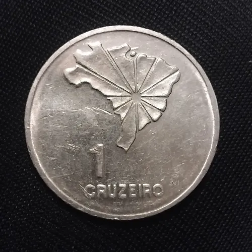 Moeda Independência Brasil 1 Cruzeiro 1972 Níquel 
