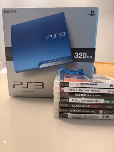 PlayStation 3 Splash Blue (CIB Serial)