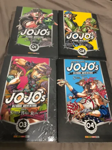 Jojo Steel ball rum vol 1 até o 4