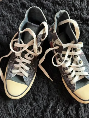 tênis converse all star cano alto estampado 