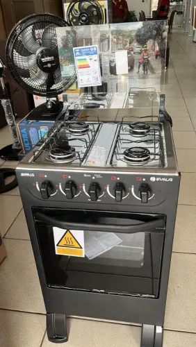 Fogão Braslar Sirius 4 Bocas Preto - Novo