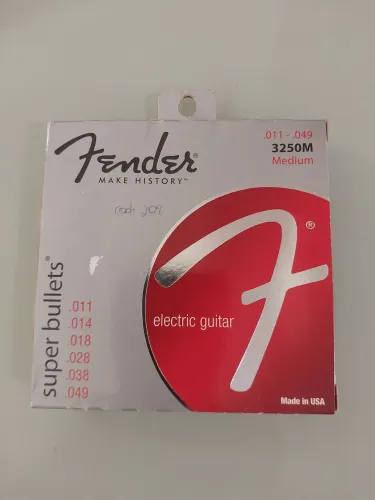 Encordoamento guitarra 011 Fender