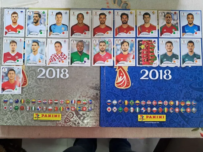 Figurinhas copa 2018