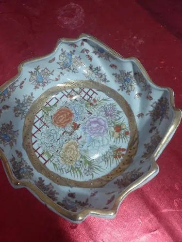 Fruteira de Porcelana Antiga Relíquia chinesa