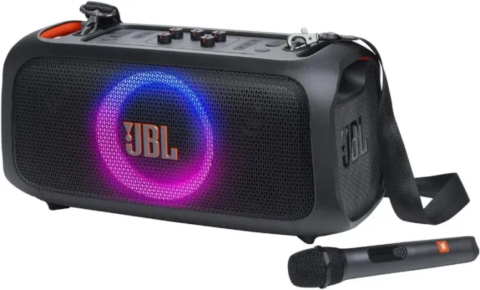 Caixa de Som, JBL, PartyBox On The Go Essential, Com Microfone Bluetooth