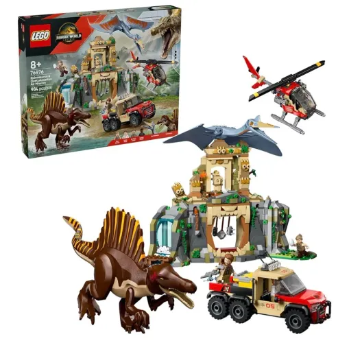 LEGO Jurassic World Missão Aérea de Espinossauro e Quetzalcoatlo 76976