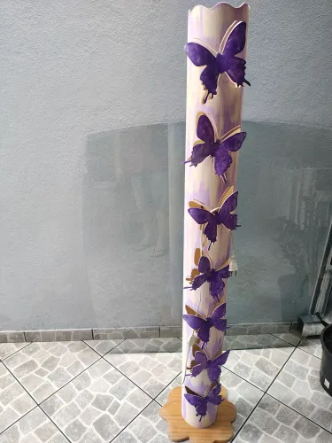 Abajur de tubo pvc