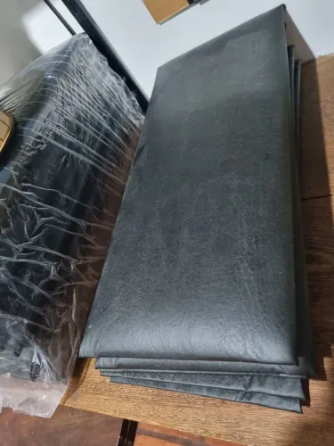 15 Placas para cabeceira forradas couro sintético de 20 X 40