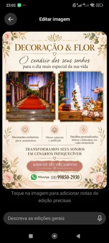 Decoração para casamento 