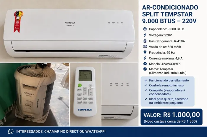 Ar condicionado Split Tempstar