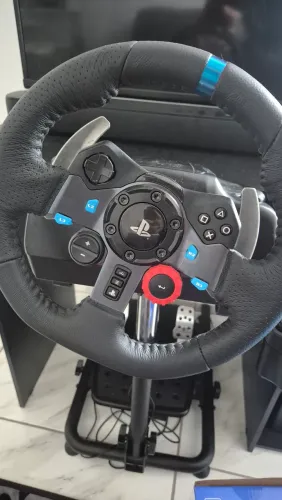 Volante G29 Logitech Play5/Pc com suporte e marcha manual