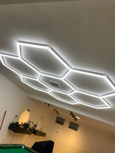 Luminária colmeia com 6 células