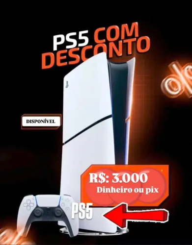 PS5 novo com desconto