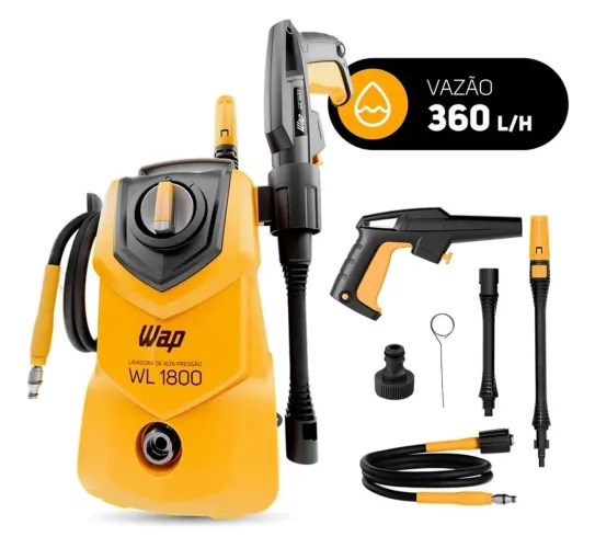 Lavadora wap 1400w lava jato alta pressao 127v