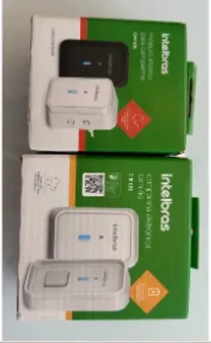 Kit Campainha Sem Fio Intelbras CIB 101 e Módulo interno + Módulo Interno CMI 101 - Novas
