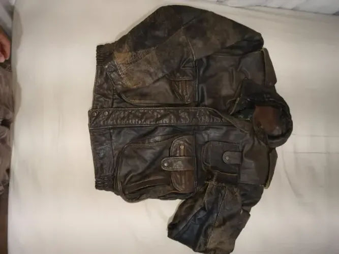 jaqueta de couro original e legítimo