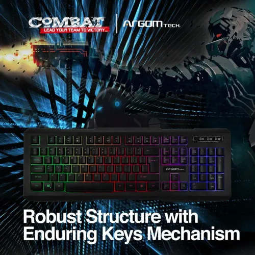 Teclado para jogos Combat KB55<br>ARG-KB-2055BK