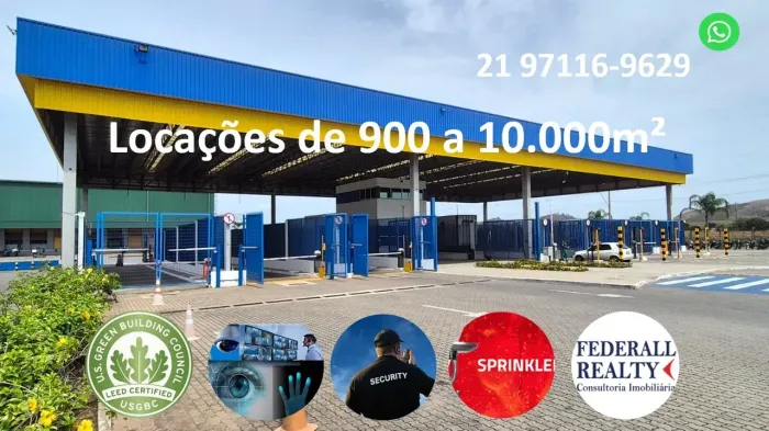 Aluguel de galpão com 7 docas crossdocking em Queimados, Rio de Janeiro - RJ