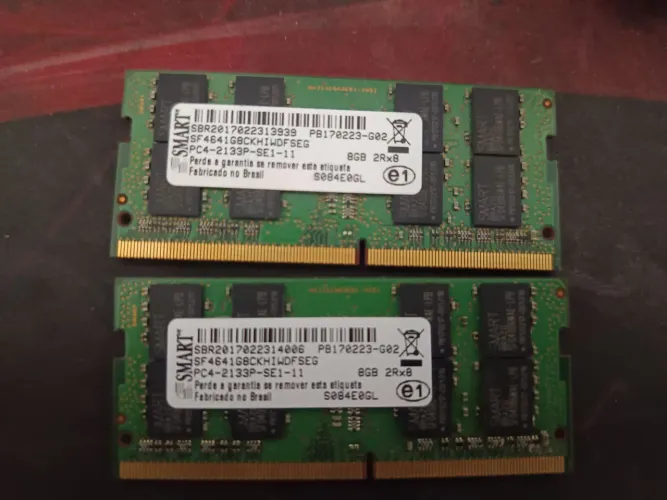 Memórias ram ddr4 16gb, 2x8gb