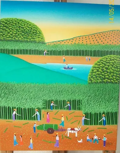 Robson barros tema colheita da cana de açúcar 