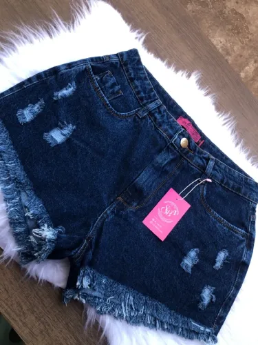 SHORT JEANS COM BOLSO
