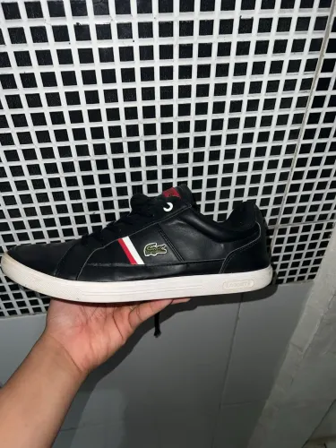 Tênis Lacoste Europa Original Preto - Tamanho 39-40
