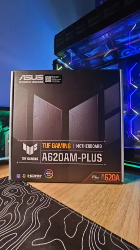 Placa Mãe ASUS TUF GAMING A620AM-PLUS, AMD AM5 , m-ATX, DDR5 - 90MB1N30-M0EAY0