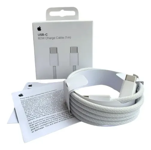 Cabo Apple Usb-c Para Usb-c Iphone 15 16 Branco
