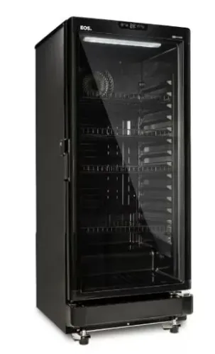 Refrigerador Expositor Vertical EOS 198 Litros Eco Gelo Digital All Black EEV200P 110V