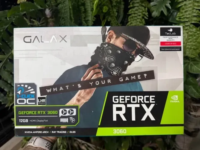 RTX 3060 12GB GALAX - impecável!