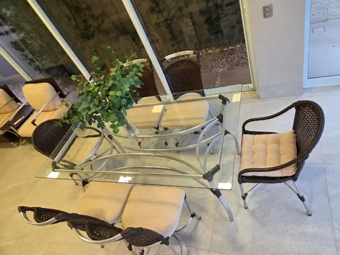 Conjunto completo de móveis área externa 