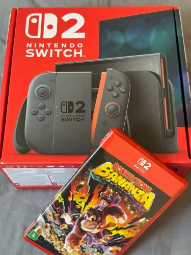 Vendo Nintendo switch 2 zero com nota fiscal e todos os acessórios